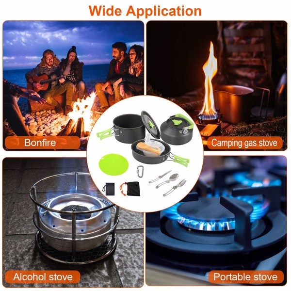 16 Camping Cookware Sets